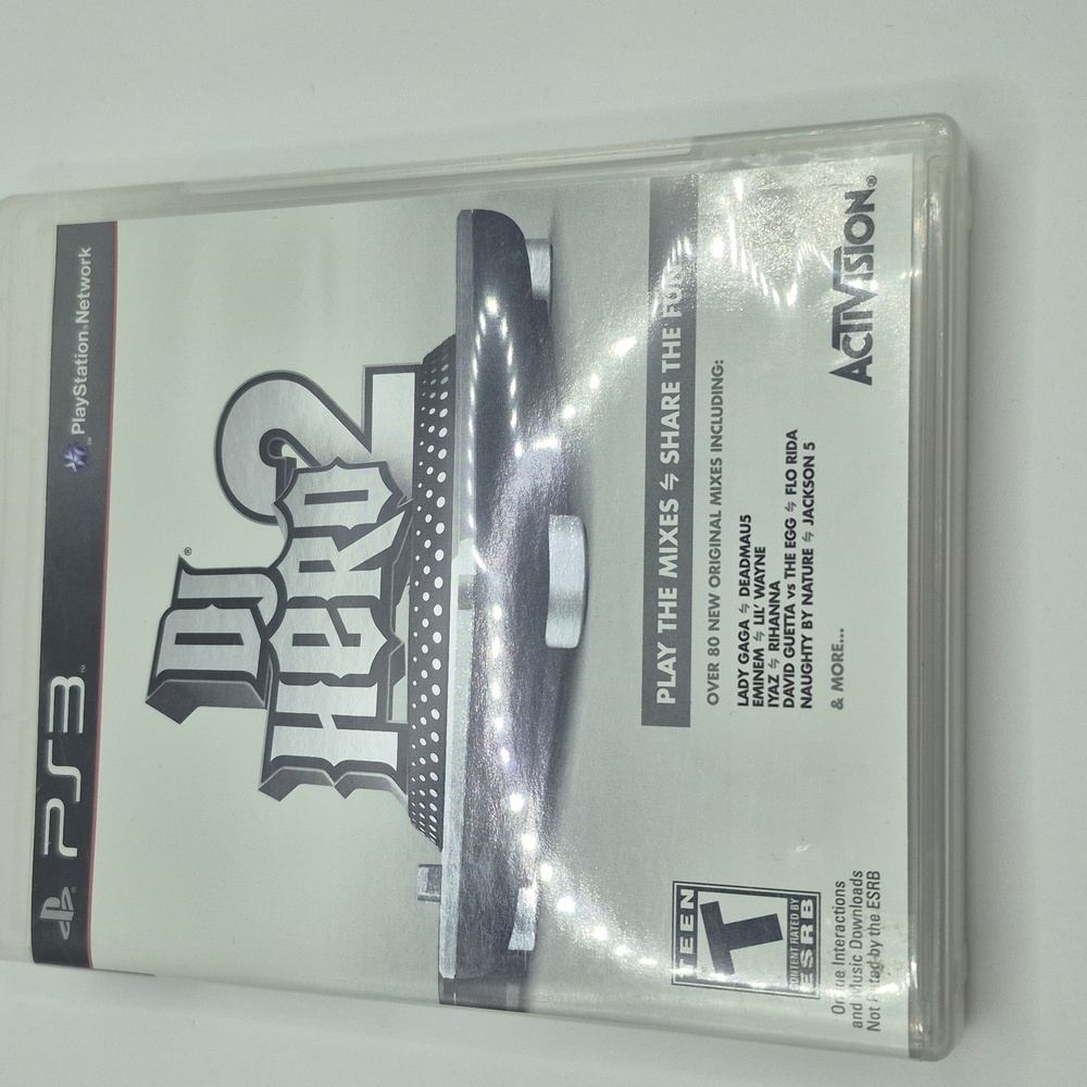 DJ Hero 2 - 80 Mixes - PS3 (Activision, 2010) - With Manual & Case